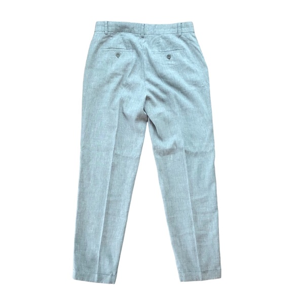 The White Company Linen Blend Grey Trousers Size 6 - Picture 3 of 9